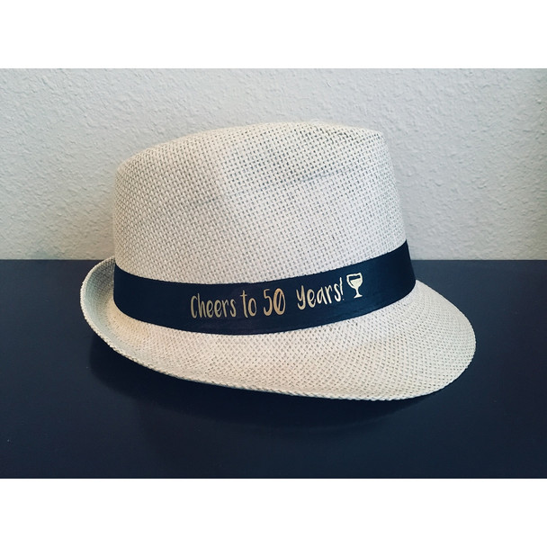 50th Birthday Hat | Custom Hat for 50th Birthday Party