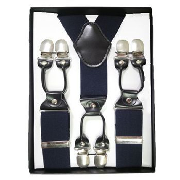 Big and Tall Suspenders | Adjustable up to 80"  in Many Colors 15034MI
