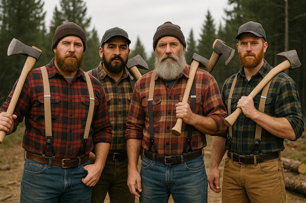 Big and Tall Suspenders | Adjustable up to 80"  in Many Colors 15034MI