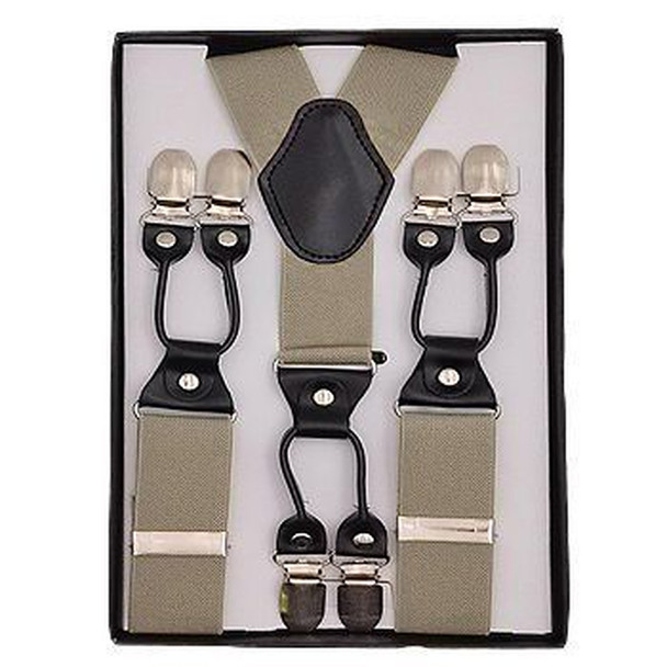 Navy Blue Industrial Suspenders | 2 INCH Adjustable up to 80" 15034N