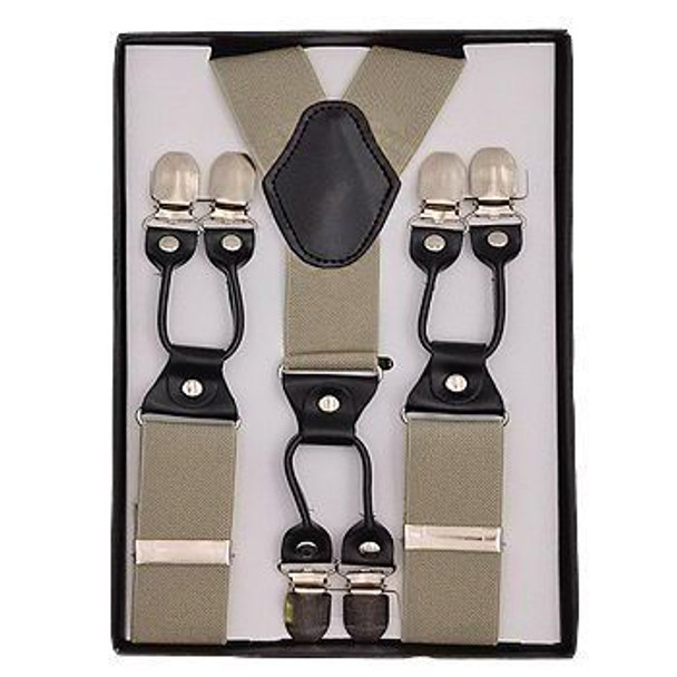 Burgundy Industrial Suspenders | 2 INCH Adjustable up to 80" 15034BUR