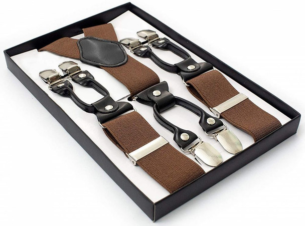 Burgundy Industrial Suspenders | Adjustable up to 80" 15034BUR