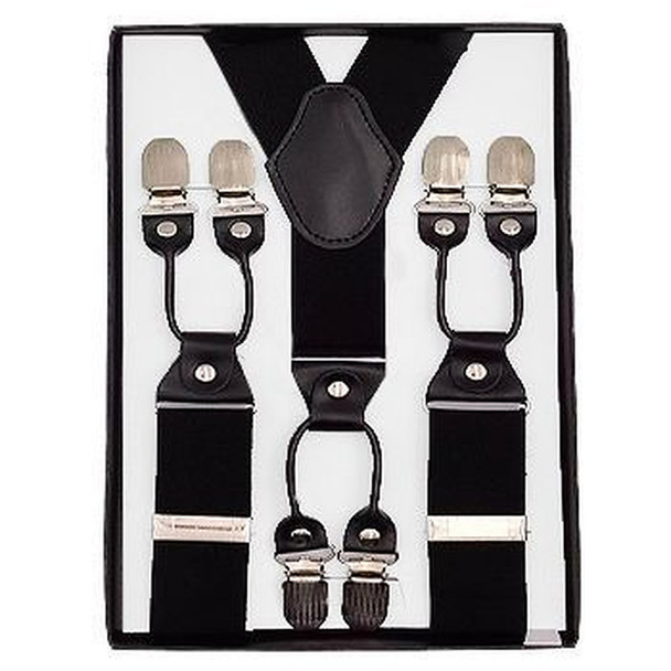 Khaki Industrial Suspenders | 2 INCH Adjustable up to 60" 15034K