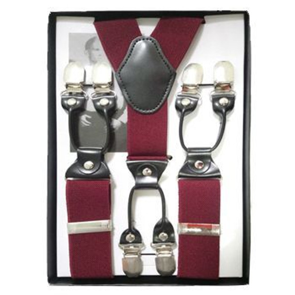 Brown Industrial Suspenders | 2 INCH Adjustable up to 60" 15034BR