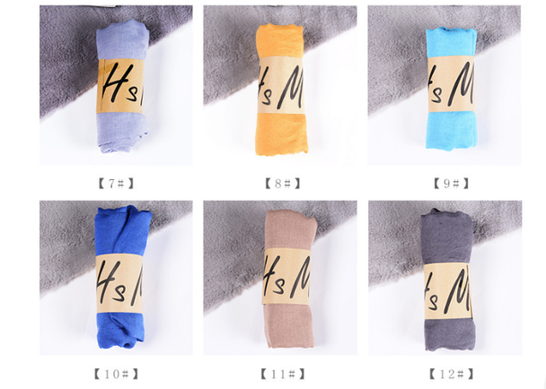 Cotton Linen Scarves Bulk w/ Fringe Shawl  35" x70" 20036