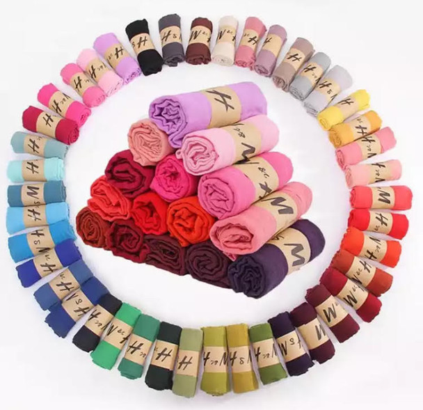 Cotton Linen Scarves Bulk w/ Fringe Shawl  35" x70" 20036