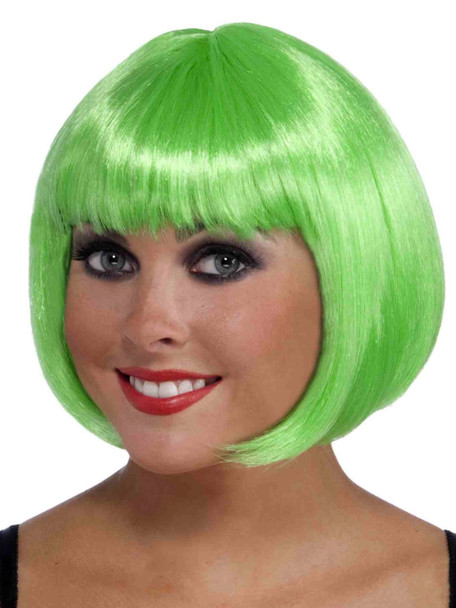 Straight Short Green Bob Wig 6062S