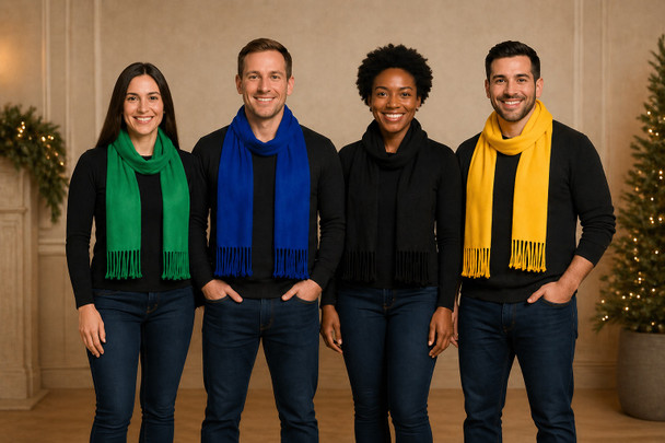 Purple Pashmina Scarf Shawl 100% Fine Wool Mix  12+ Colors 28" x 78"  21110