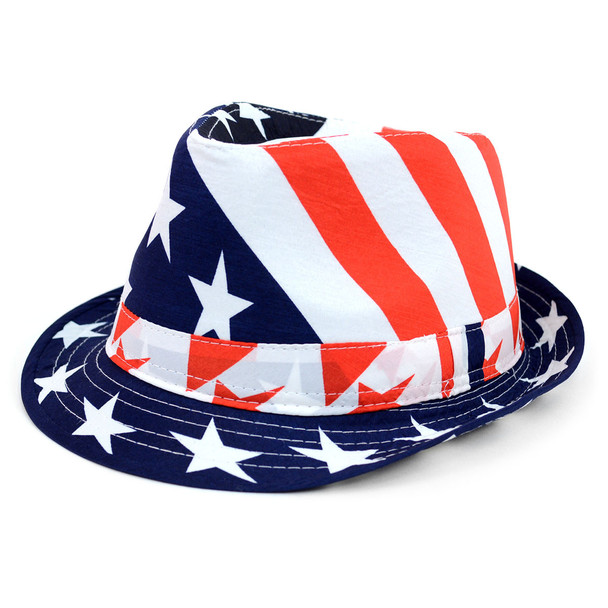 USA American Flag Fedoras 1310SUS Adult Size