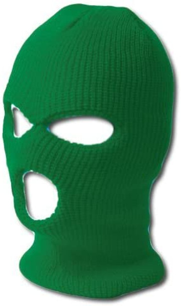 Ski Face Mask Thief Mask Sheisty Mask Kelly Green 3061NG 