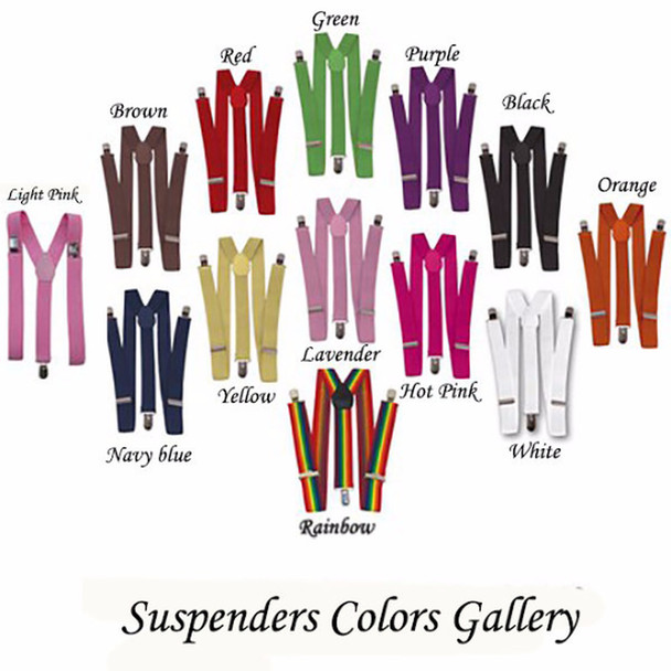 Father's Gift Suspenders, Personalized in Many Colors for Photos and Events 15090 | (Fonts in Picture Gallery)