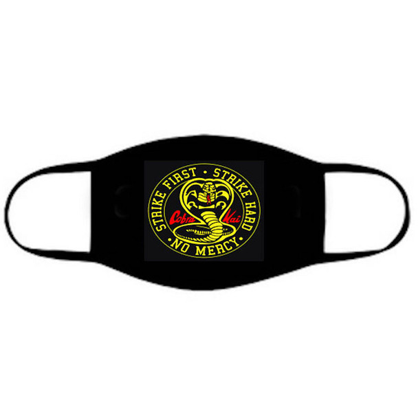 Cobra Kai Face Mask  |  Cotton Face Mask | Adult Double Ply Soft Cotton 