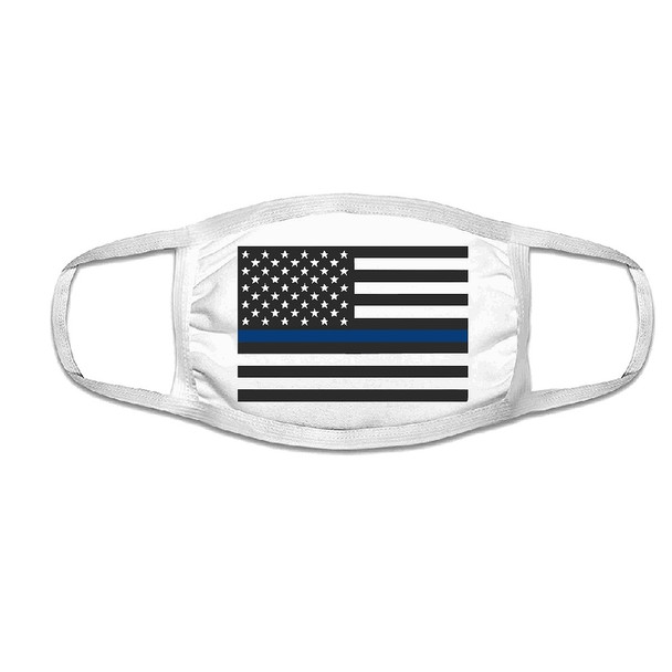 Police Lives Matter Face Mask  | Adult Double Ply Soft Cotton 763PO