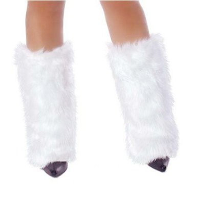 Black Furry Leg Warmers 6750 Private Island Party