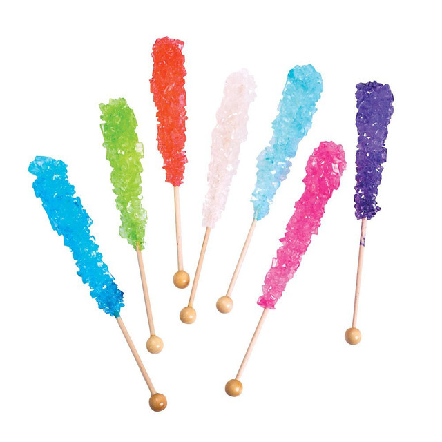Rock Candy Sticks Bulk Assorted 12 Packs 11076