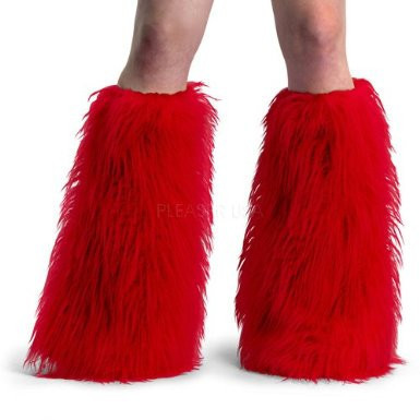Hot Pink Furry Leg Warmers 6753 Private Island Party