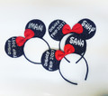  Minnie Ears, Custom Mickey Ears For Birthday, Cheer Teams