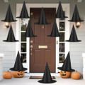 12 PACK Witch Hats, Halloween Wizard Hat, Halloween Party Decor for Front Porch