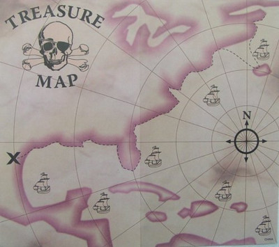 Buy wholesale Treasure map