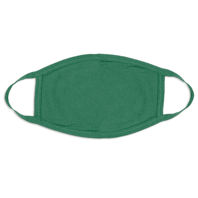 Green Face Masks Cotton | 12 PACK | Adult Size Double Ply Soft Cotton 134KG