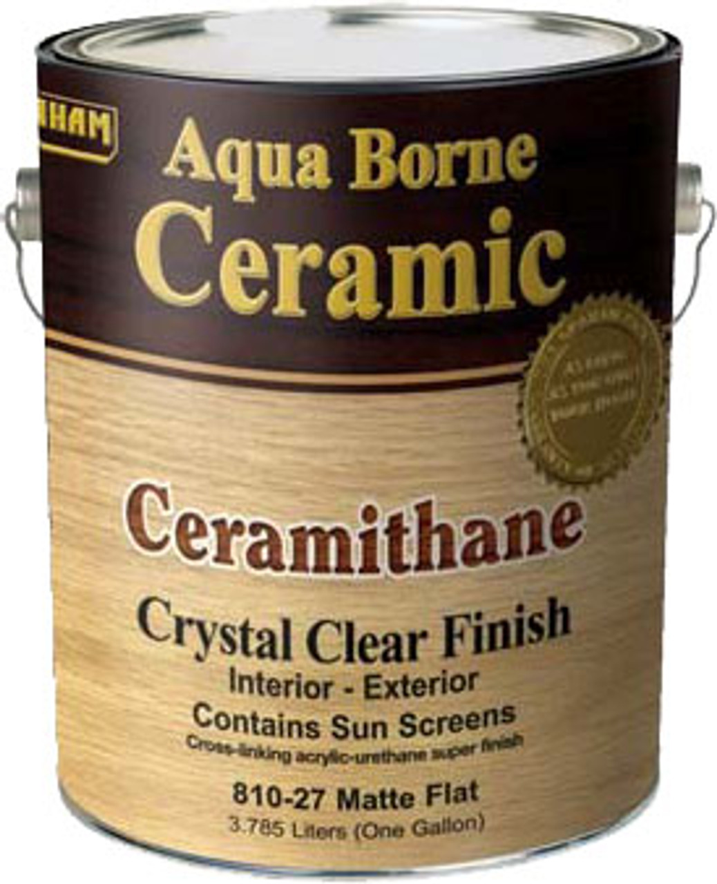 Fixall Aqua Borne Ceramithane Clear Finish Formerly Graham Gallon Premier Paint Wallpaper