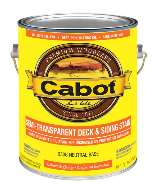 Cabot Semi-Transparent Deck & Siding Stain Gallon