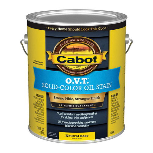 Cabot O.V.T. Solid Color Oil Stain Gallon