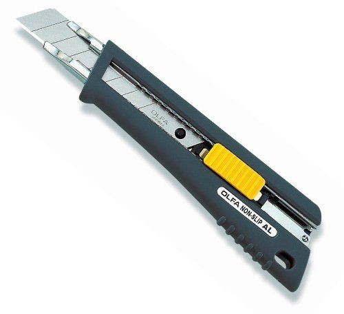 OLFA Rubber Grip Auto-Lock Hand Saver Utility Knife 18mm