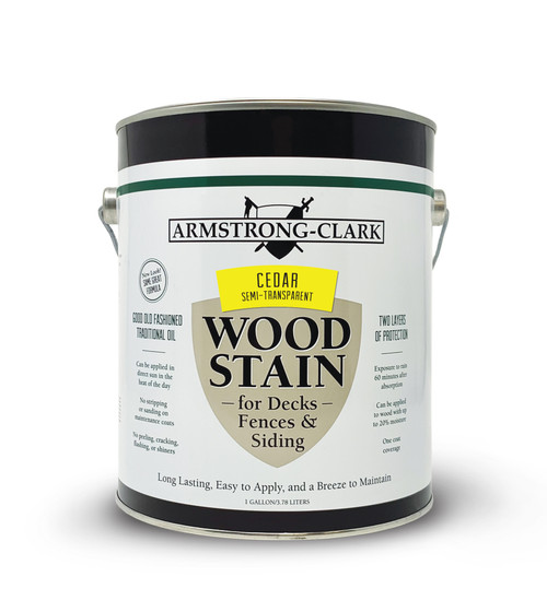 Armstrong-Clark Semi-Transparent Wood Stain Gallon