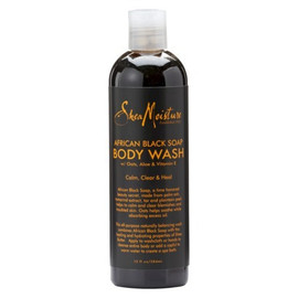 Shea Moisture African Black Soap Shea Butter Body Wash 13oz