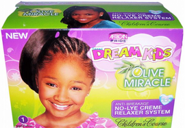 African Pride Dream Kids Olive Miracle Relaxer Kit Coarse