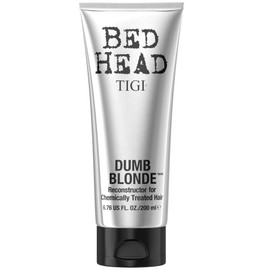 TIGI Bed Head Dumb Blonde Reconstructor a nourishing conditioner for colour-treated hair locks.