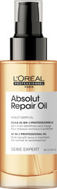 L'Oreal Serie Expert Absolut Repair Gold 10 in 1 Oil enriched with Wheat Germ Oil, this Multi-benefit leave-in provides one action for 10 benefits