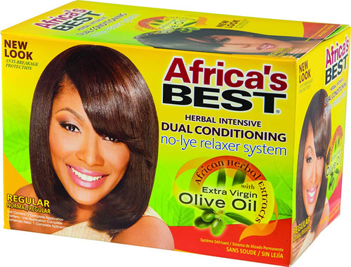 Africa's Best No-Lye Hair Relaxer Kit Regular