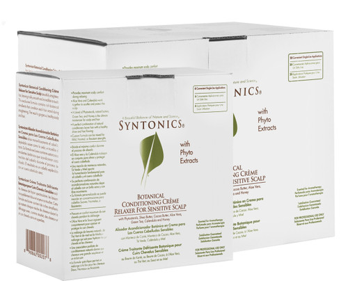 Syntonics Botanical Conditioning Creme Relaxer Sensitive Scalp 6 Application