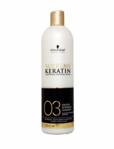 Schwarzkopf Supreme Keratin 03 Smooth Extending Shampoo 500ml