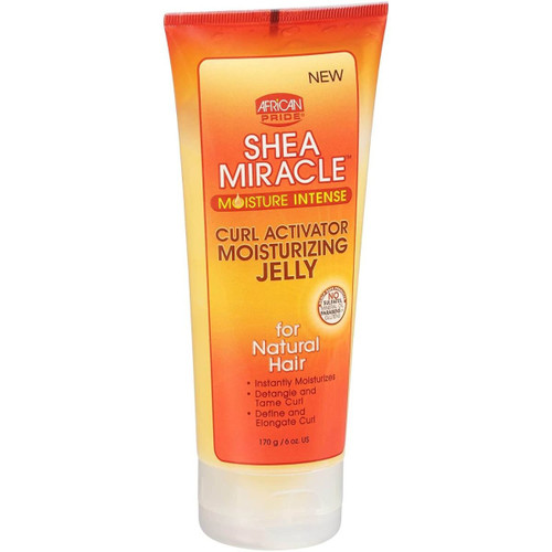 African Pride Shea Miracle Curl Activator Moisturizing Jelly 6oz