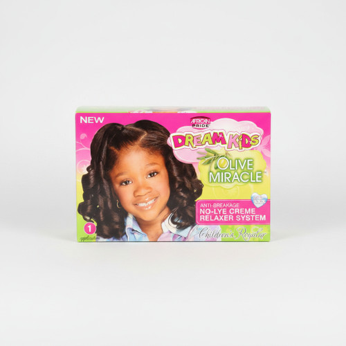 African Pride Dream Kids Olive Miracle Relaxer Kit Regular 