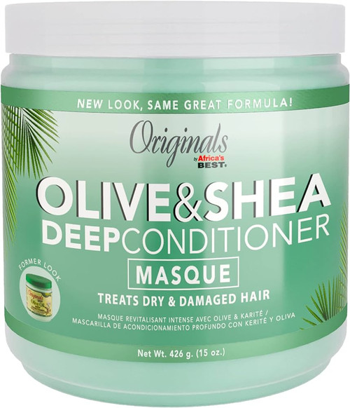 Africa's Best Organics Olive Oil Deep Conditioner 15oz jar for dry and damaged hair
