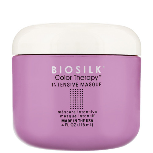 Biosilk Color Therapy Intensive Masque is a mask for colored hair. The mask ensures an optimal moisture balance, and closes the hair scales which stops the hair color form fading.