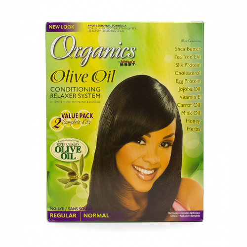 Regular strength relaxer for normal textured hair