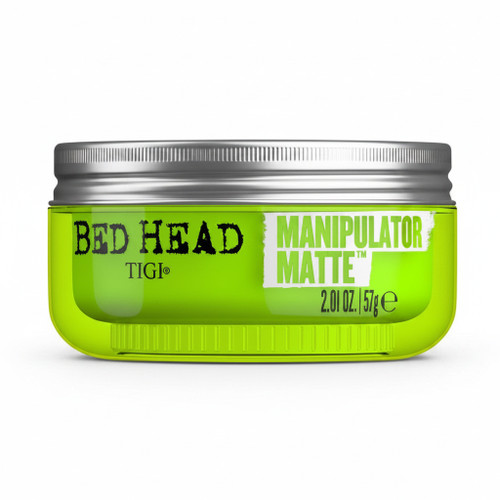 Strong hold matte hair wax for textured hairstyles