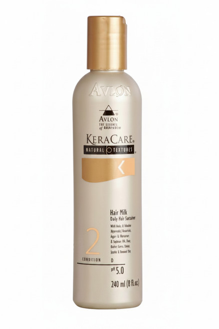 Softens and smooths curls and coils