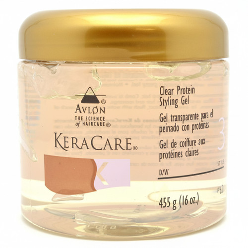 Shop KeraCare Clear Protein Styling Gel 455g. Flexible hold, curl definition & protein-rich styling without flakes or residue.