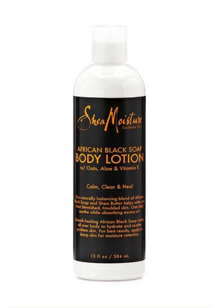 Shea Moisture African Black Soap Shea Butter Body Lotion 13oz