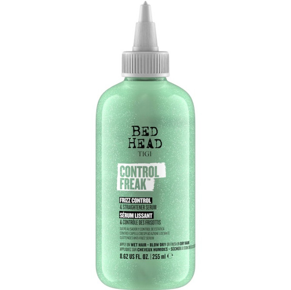 TIGI Bed Head Control Freak Serum light and non-greasy, this humidity-resistant formula sits comfortably in the hair, leaving it feeling glossy and debris-free for an extra smooth, sleek look.