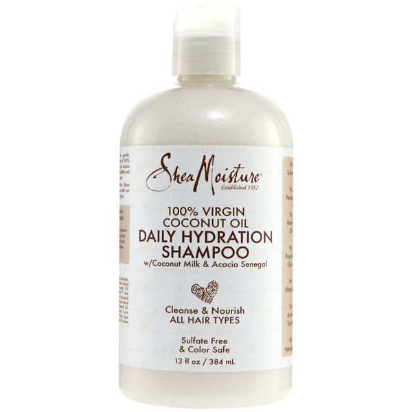 shea moisture 100 virgin coconut oil daily hydration shampoo