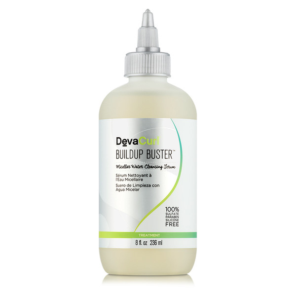 Deva Curl Buildup Buster Serum rejuvenating serum uses micellar technology to remove buildup without stripping.