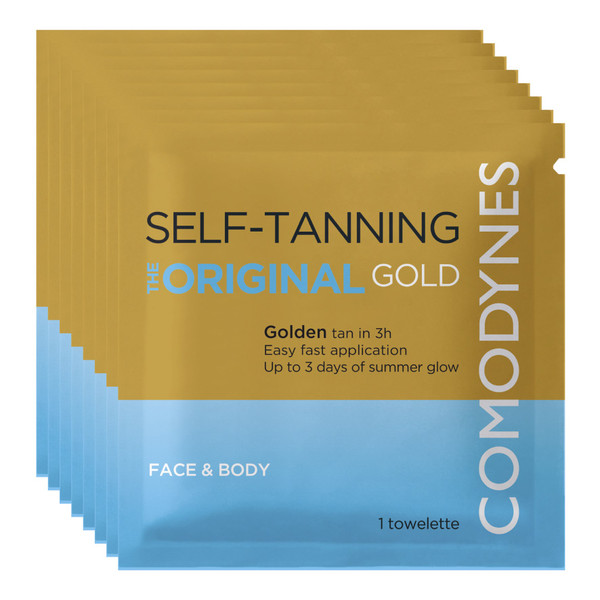 Comodynes Self-Tanning Towelettes Color Gold Original 8pcs