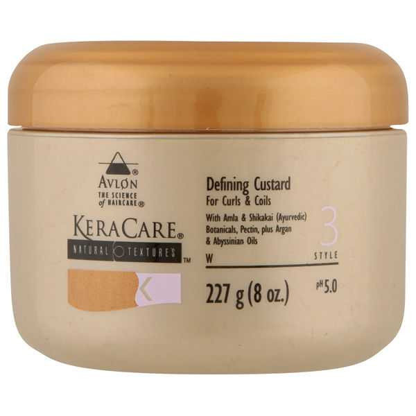 Shop KeraCare Natural Textures Defining Custard 227g. Defines curls, reduces frizz & moisturises natural textured hair.